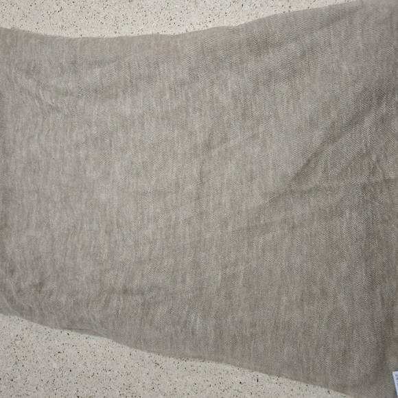 Beige 100% Cashmere Scarf - Picture 2 of 4